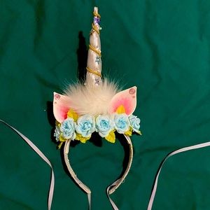 Unicorn headband—handmade!